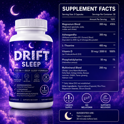 DRIFT SLEEP™ 15-IN-1 DEEP SLEEP FORMULA